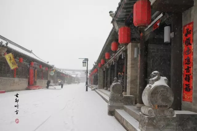 大同2018年的第一次与雪的邂逅，大同你太美了！